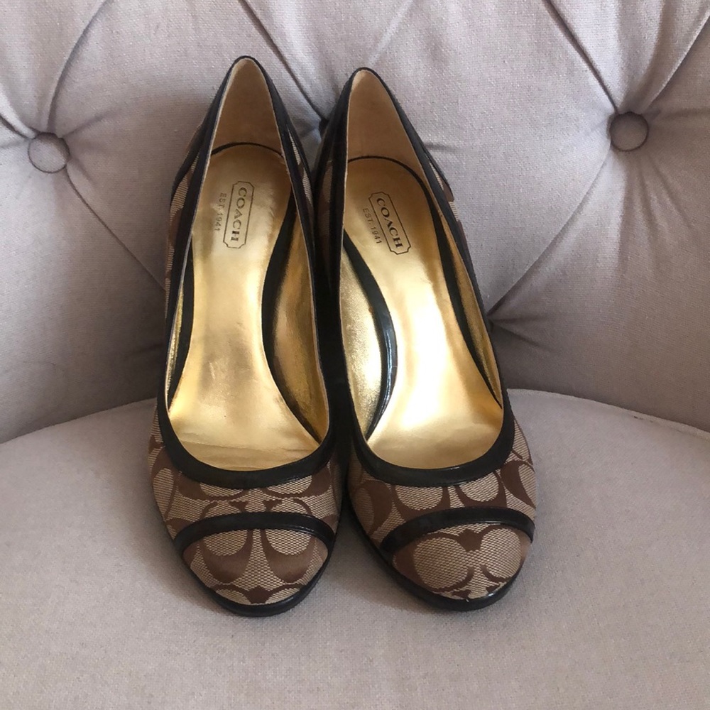 Coach Kerryann wedge shoe.